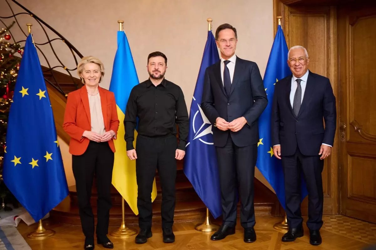 Zelenskiy, Rutte, Costa ve von der Leyen ile görüştü