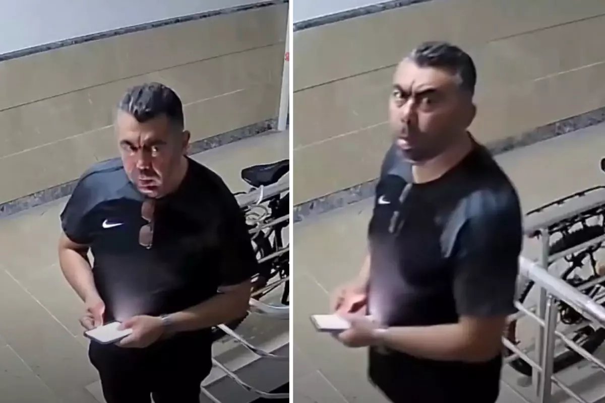 Apartman görevlisinin eşini öldüren emekli başçavuşun korku filmlerini andıran görüntüsü