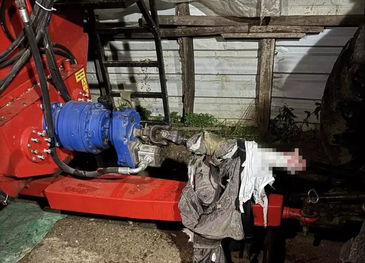 Samsun'da kolunu silaj makinesine kaptıran çocuk öldü