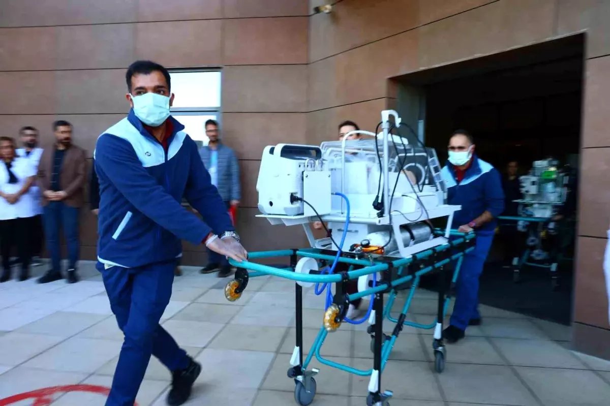 Fethi Sekin Şehir Hastanesi'nde deprem ve yangın tatbikatı