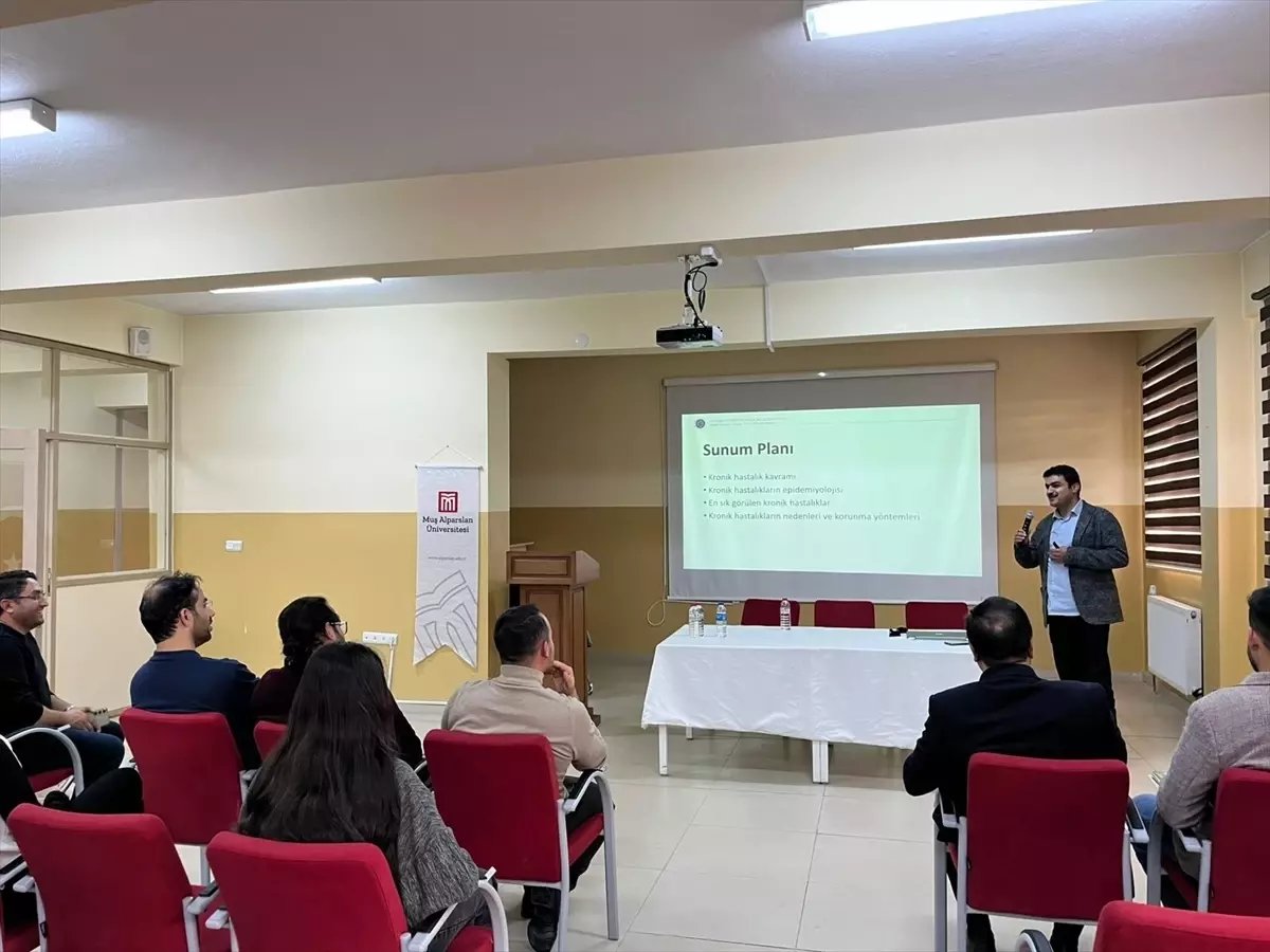 Bulanık'ta "Sağlıklı Yaşam Davranışları Çalıştayı" düzenlendi