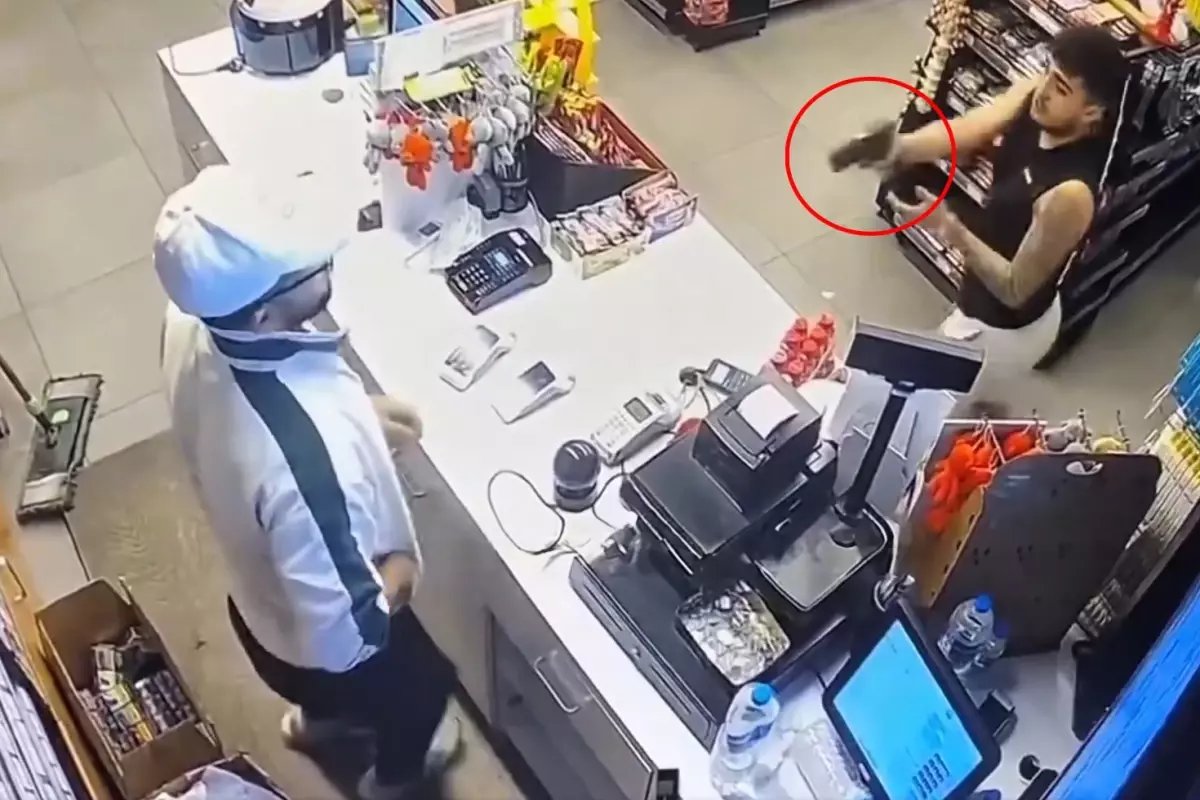 Görüntü Türkiye'den! Silahını çekip acımadan öldürdü