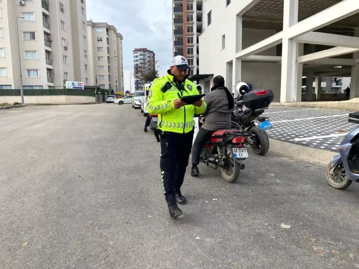 Adana'da motosiklet denetimi: 623 bin TL ceza kesildi