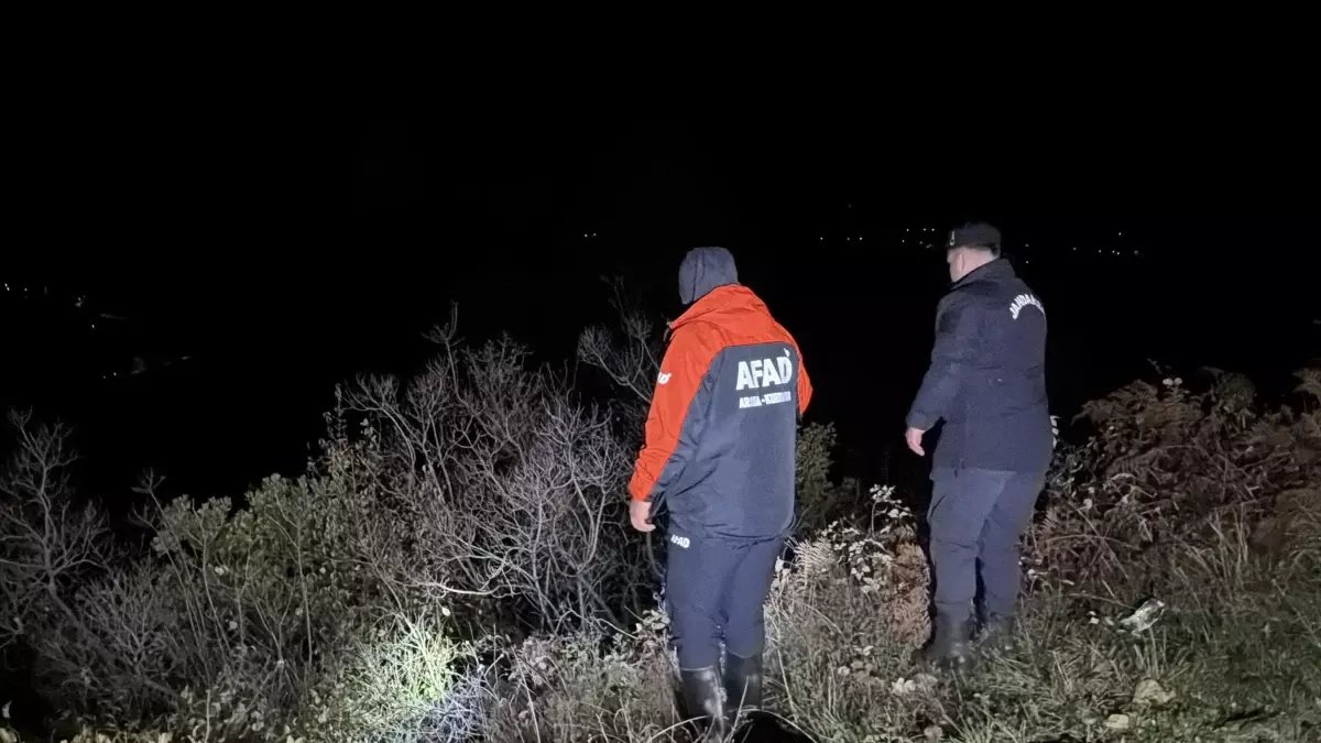 Ormanda defne yaprağı toplarken kaybolan kadın için arama çalışması başlatıldı