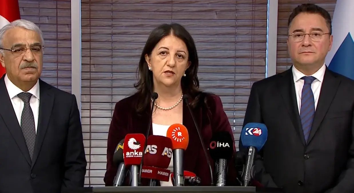 DEVA Partisi Genel Başkanı Ali Babacan, DEM Parti İmralı heyeti üyelerini kabul etti