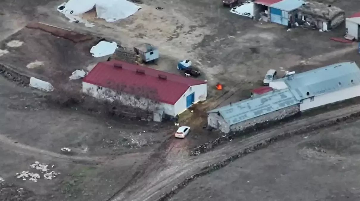 Kars'ta silah tacirlerine dron destekli operasyon: 10 gözaltı