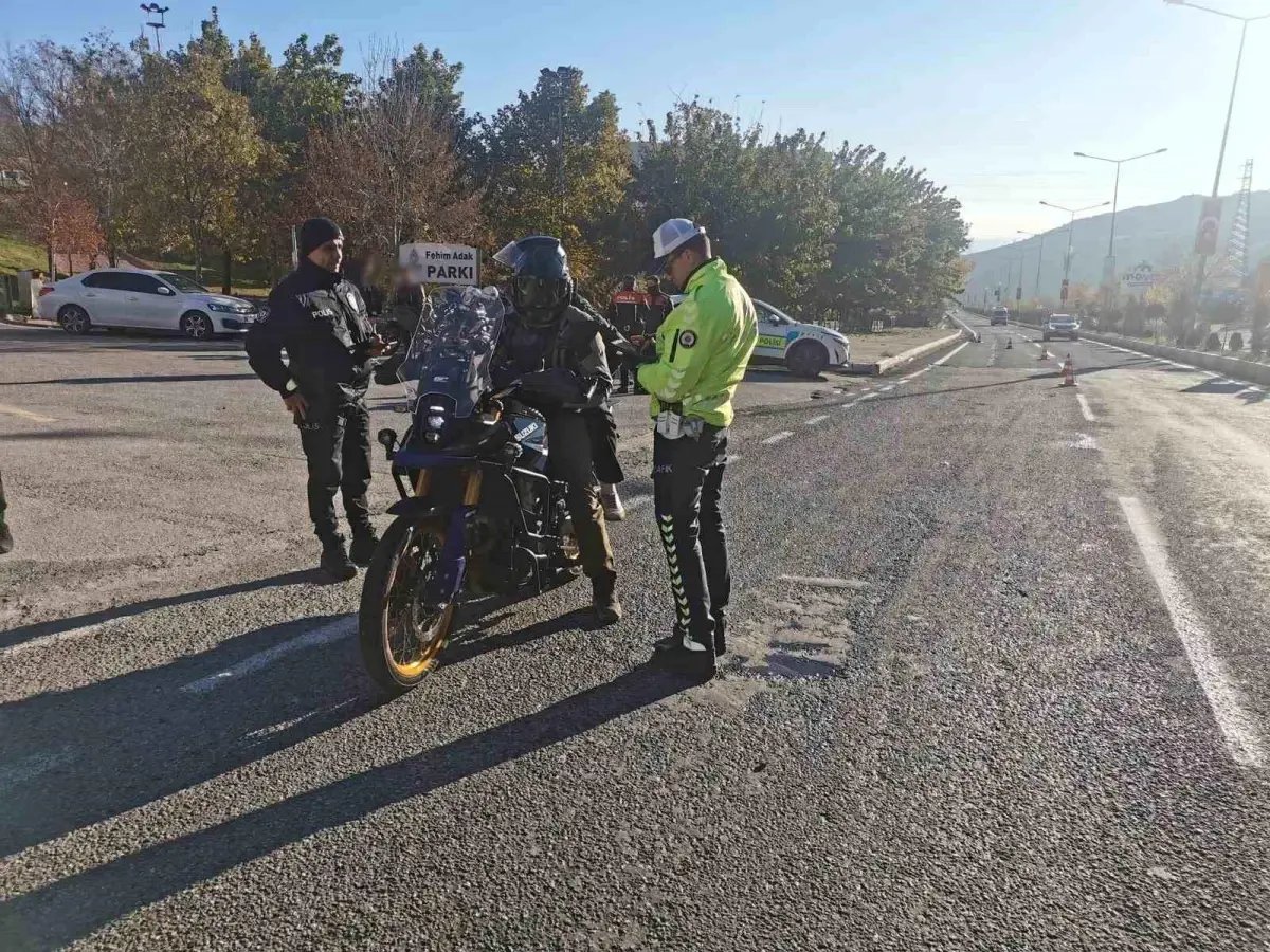Mardin'de motosiklet denetimi