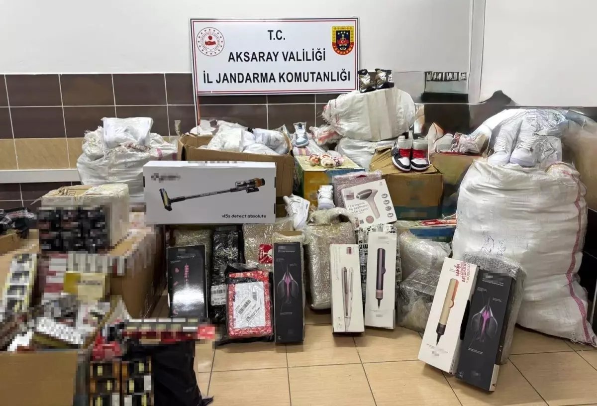 Aksaray jandarmasından kaçakçılara darbe