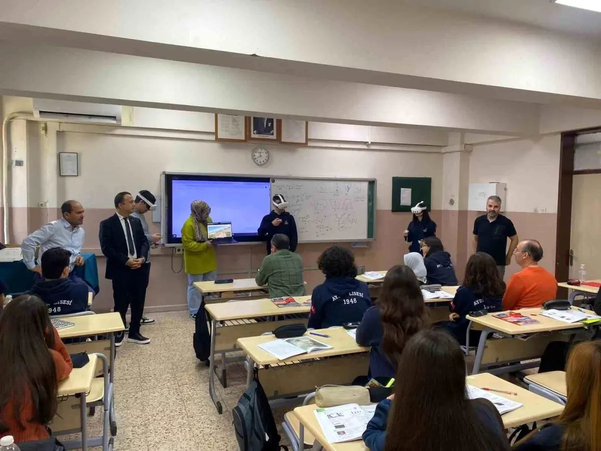Aydın Lisesi'nde sanal gerçeklik dönemi başladı