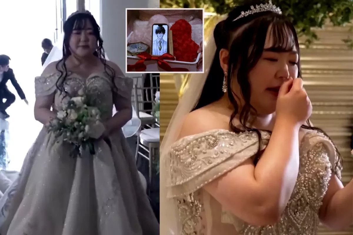 Japon kadın yapay zeka karakteri ile evlendi, gelinlik giyip düğün yaptı