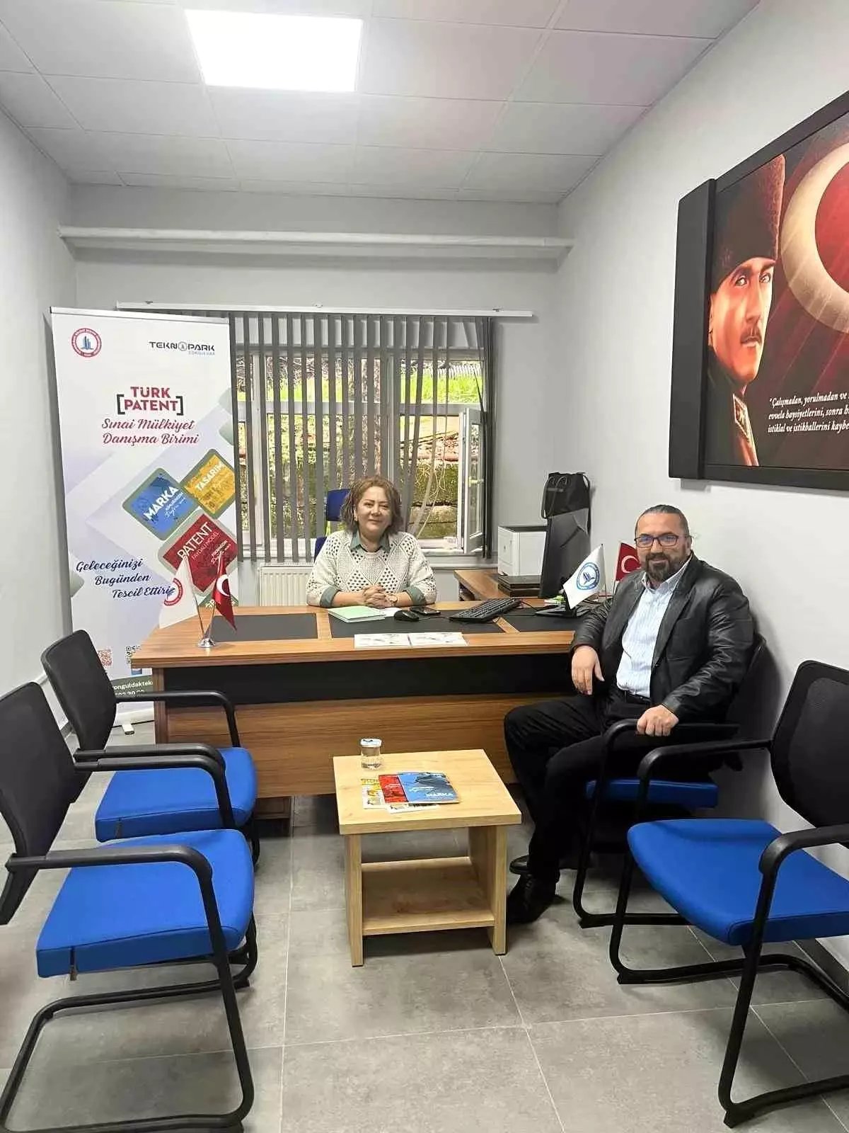 Kuantum Siber Güvenlik CEO'su Karaman'dan, Sınai Mülkiyet Danışmanı Sorumlusu Saraç'a ziyaret