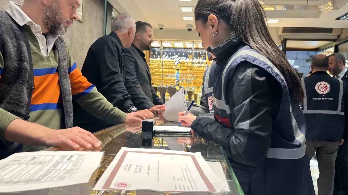 Bursa'da kuyumculara şok baskın: 82 kuyumcuya 16 milyon TL idari para cezası kesildi