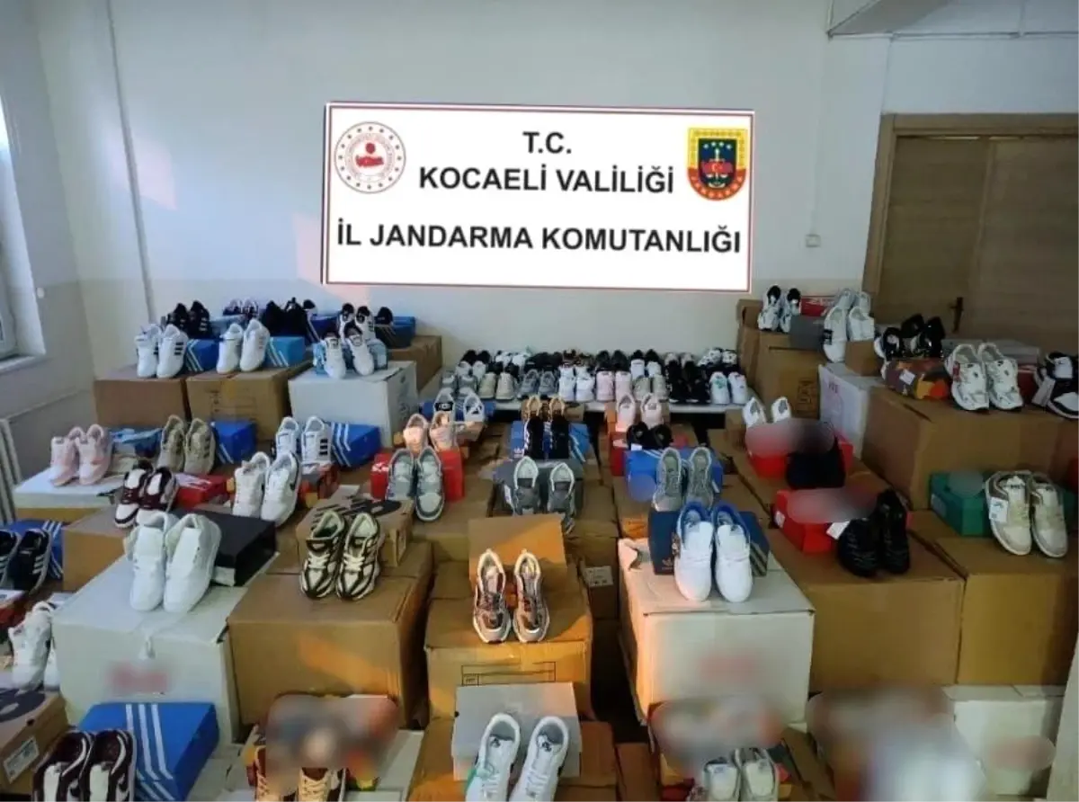 Kocaeli'de sahte ayakkabı operasyonu