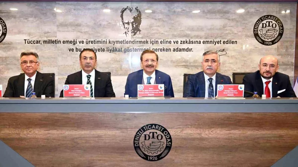 Denizli'den Ankara'ya seslenen Hisarcıklıoğlu üyelerinin KDV alacağını istedi