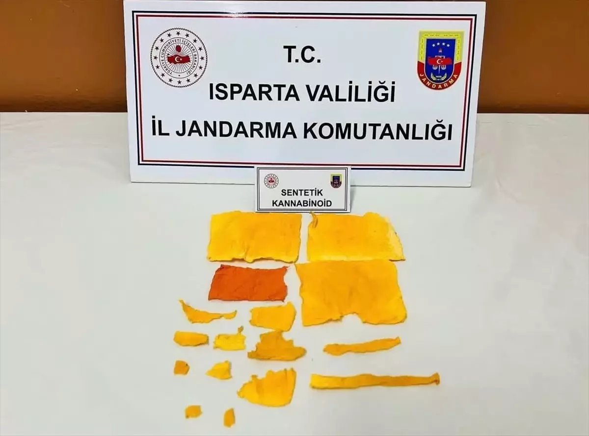 Isparta'da uyuşturucu operasyonunda yakalanan zanlı tutuklandı