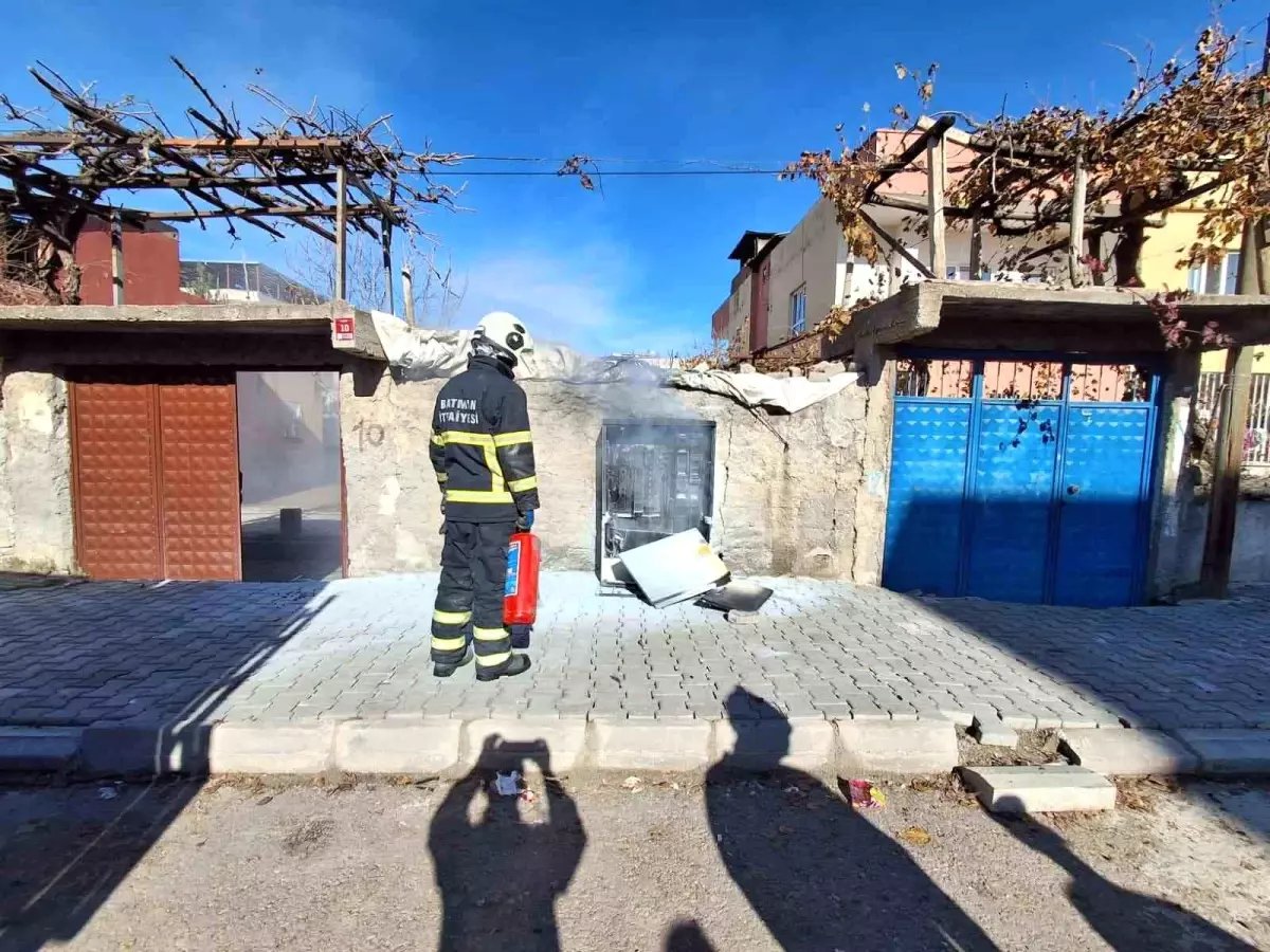 Batman'da trafo yangını