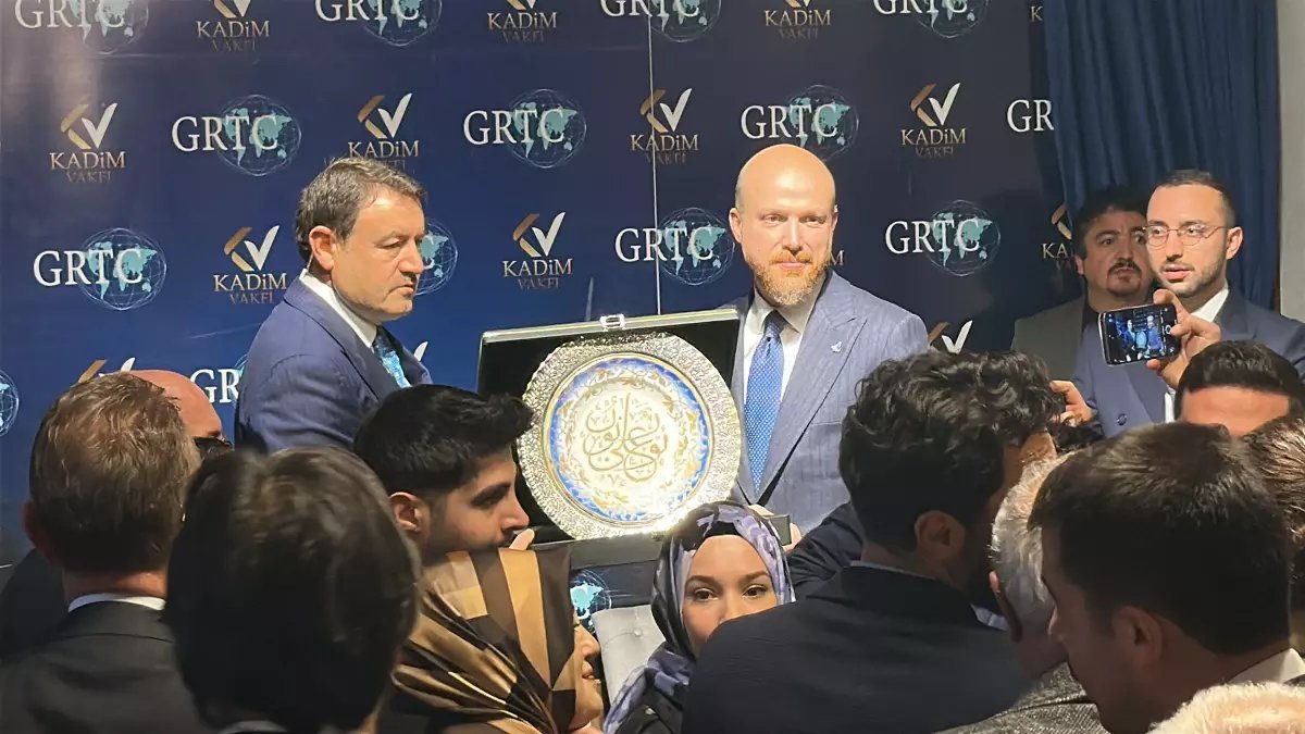 Bilal Erdoğan, Kütahya'da panele katıldı
