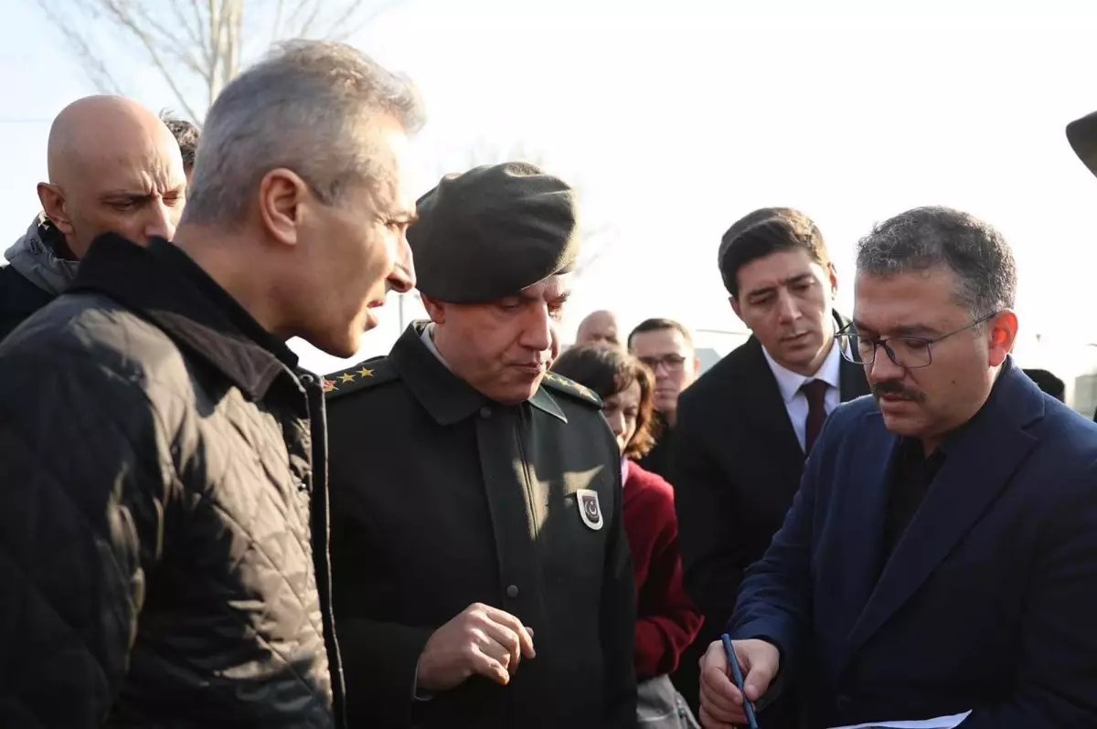 Alican Sınır Kapısı'nın teknik altyapısı incelendi