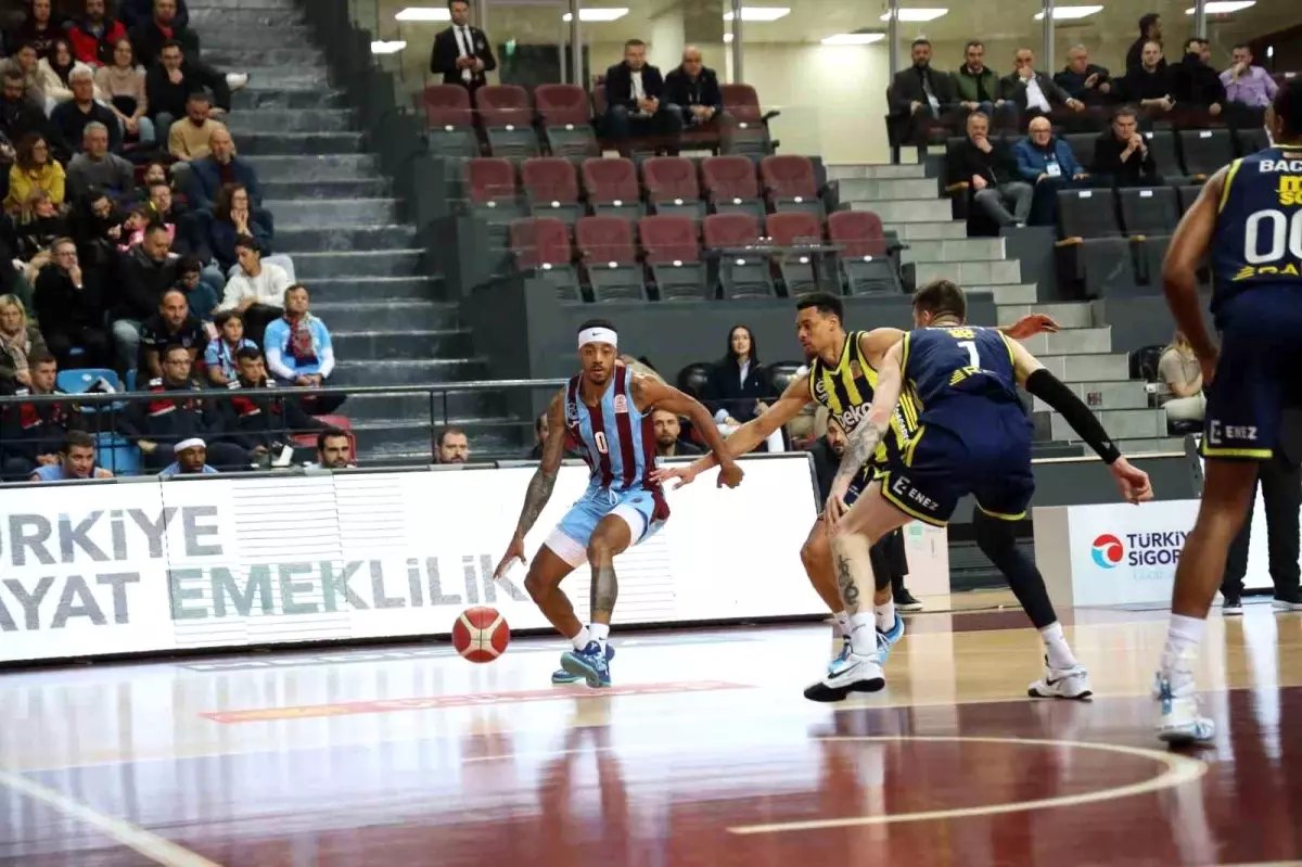 Basketbol Süper Ligi: Trabzonspor: 99 Fenerbahçe Beko: 73