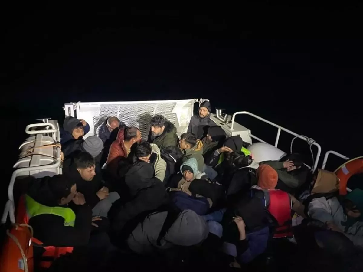 Bodrum'da 39 düzensiz göçmen yakalandı