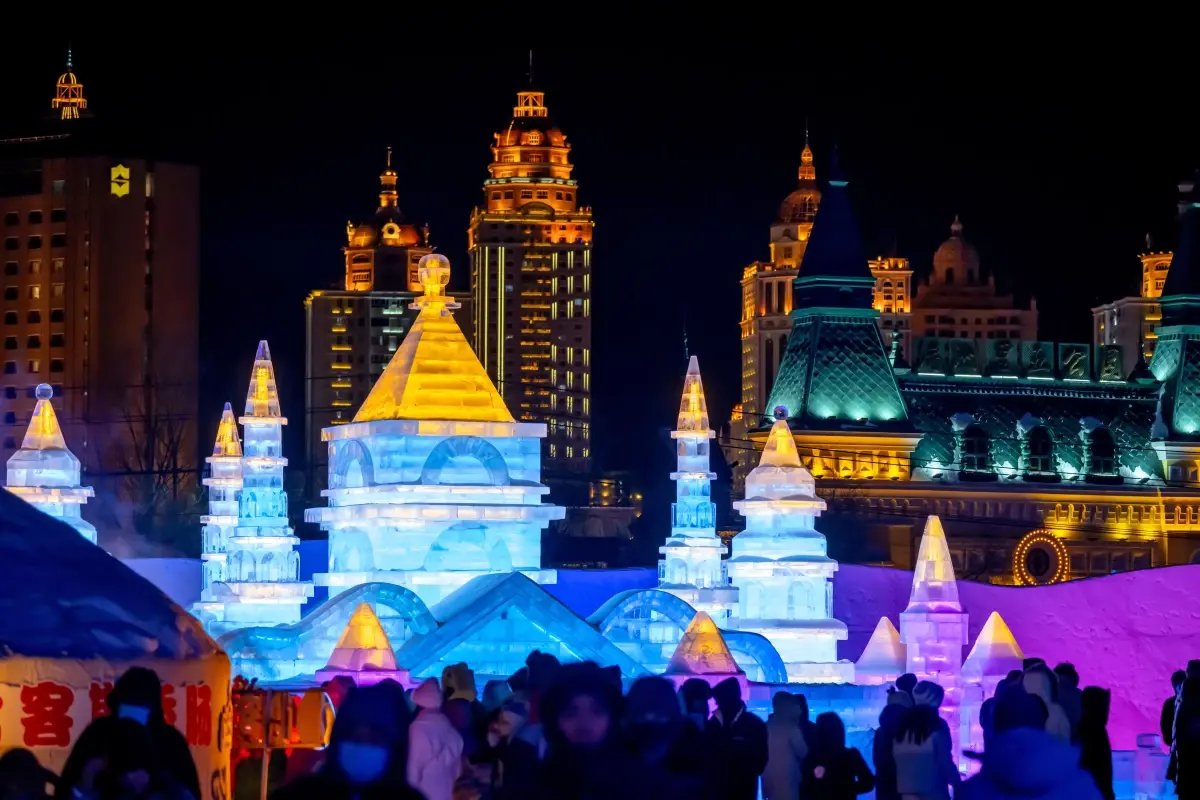 Albüm: 22. Çin-Rusya-Moğolistan Uluslararası Buz ve Kar Festivali, Çin'in Manzhouli Kentinde Başladı