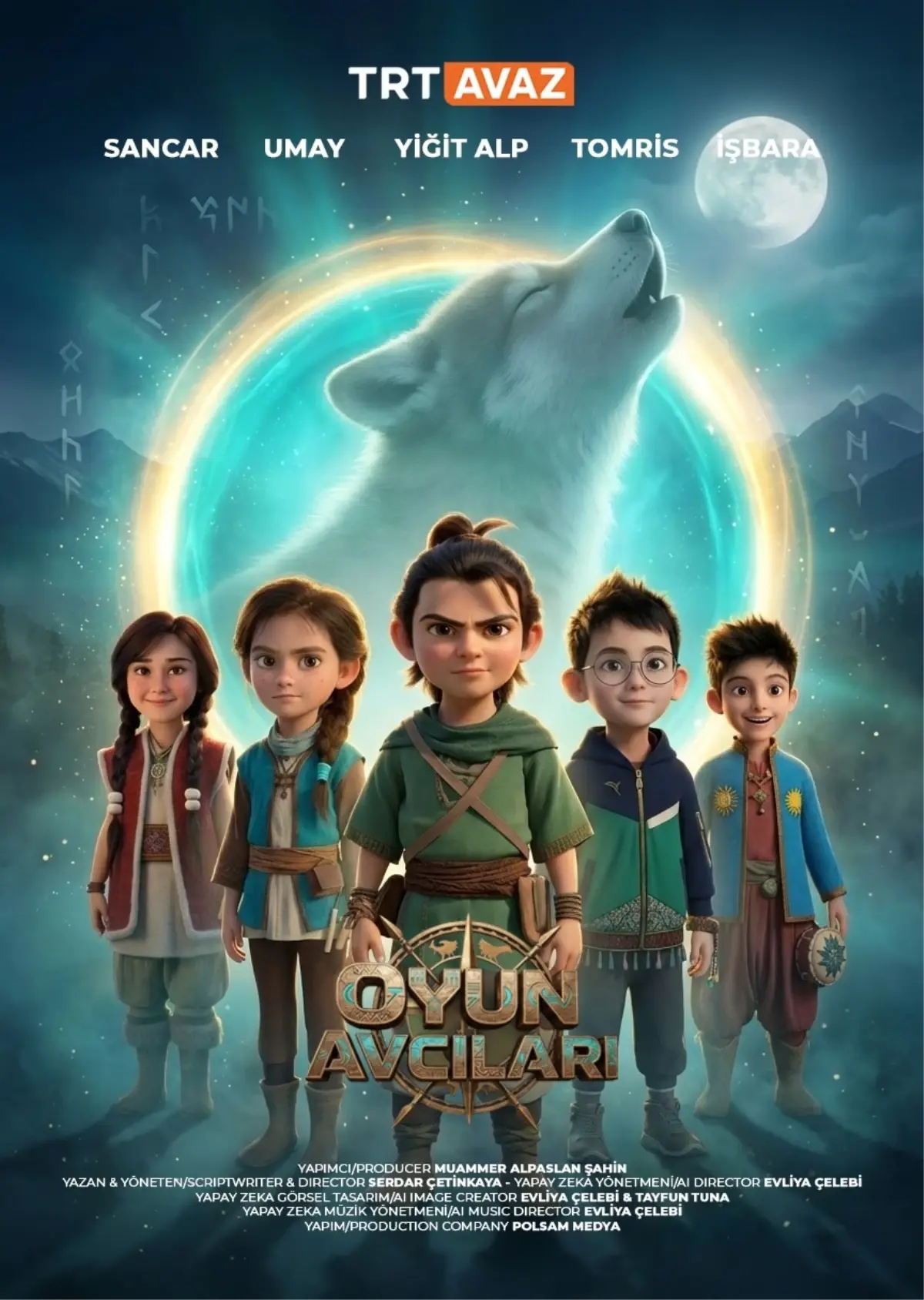 Tamamı yapay zekayla üretilen çizgi film 'Oyun Avcıları' TRT Avaz'da