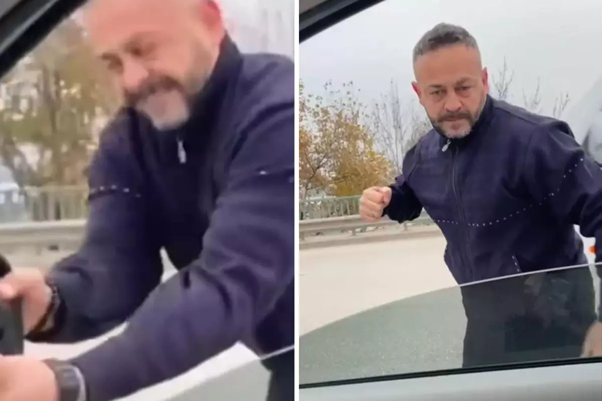 Meclis üyesini sıkıştırdı, aracına saldırıp hakaretler savurdu