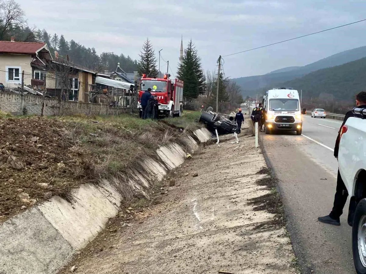 Bolu'da trafik kazası: 2 yaralı