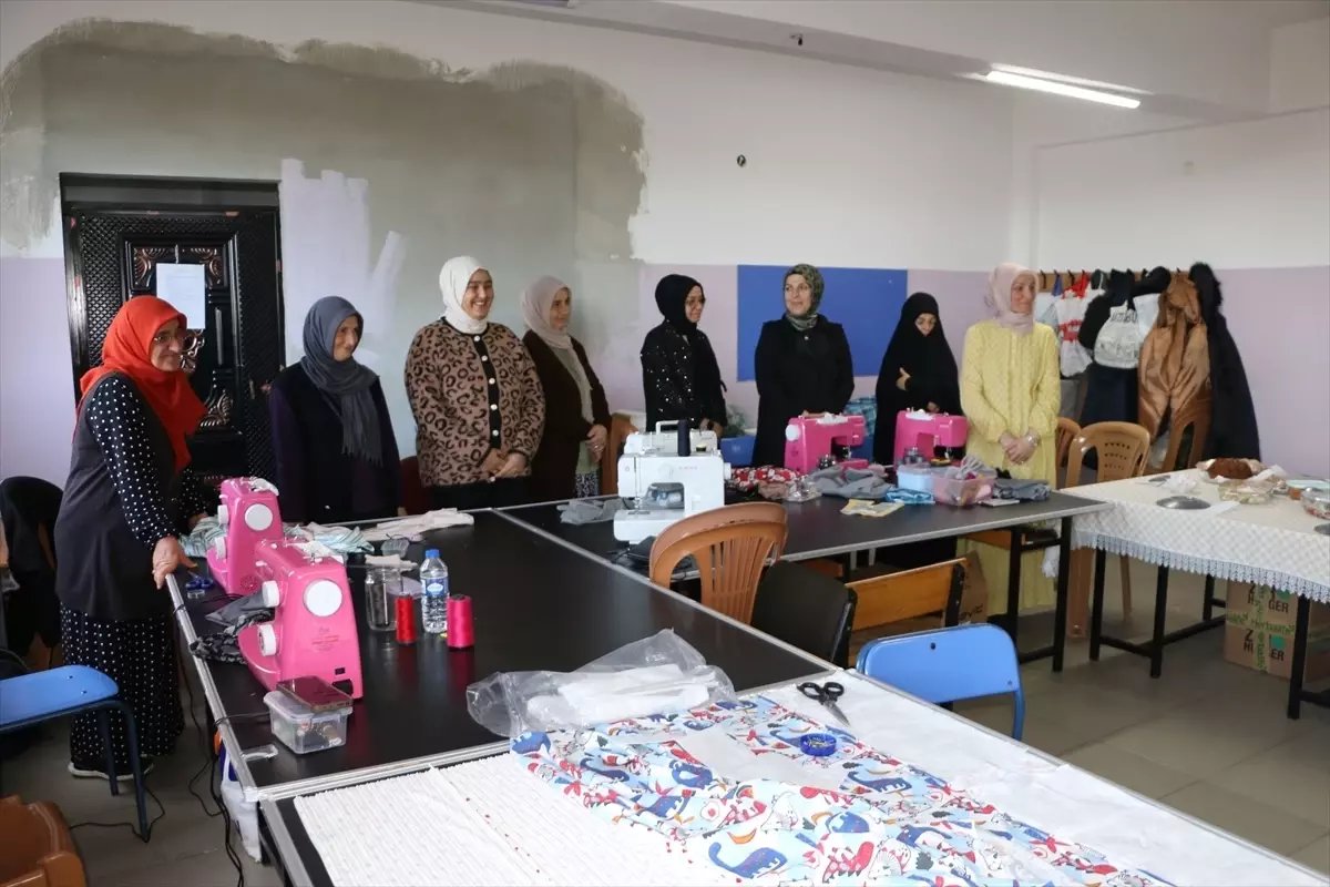 Of'ta kadınlara yönelik dikiş kursu açıldı