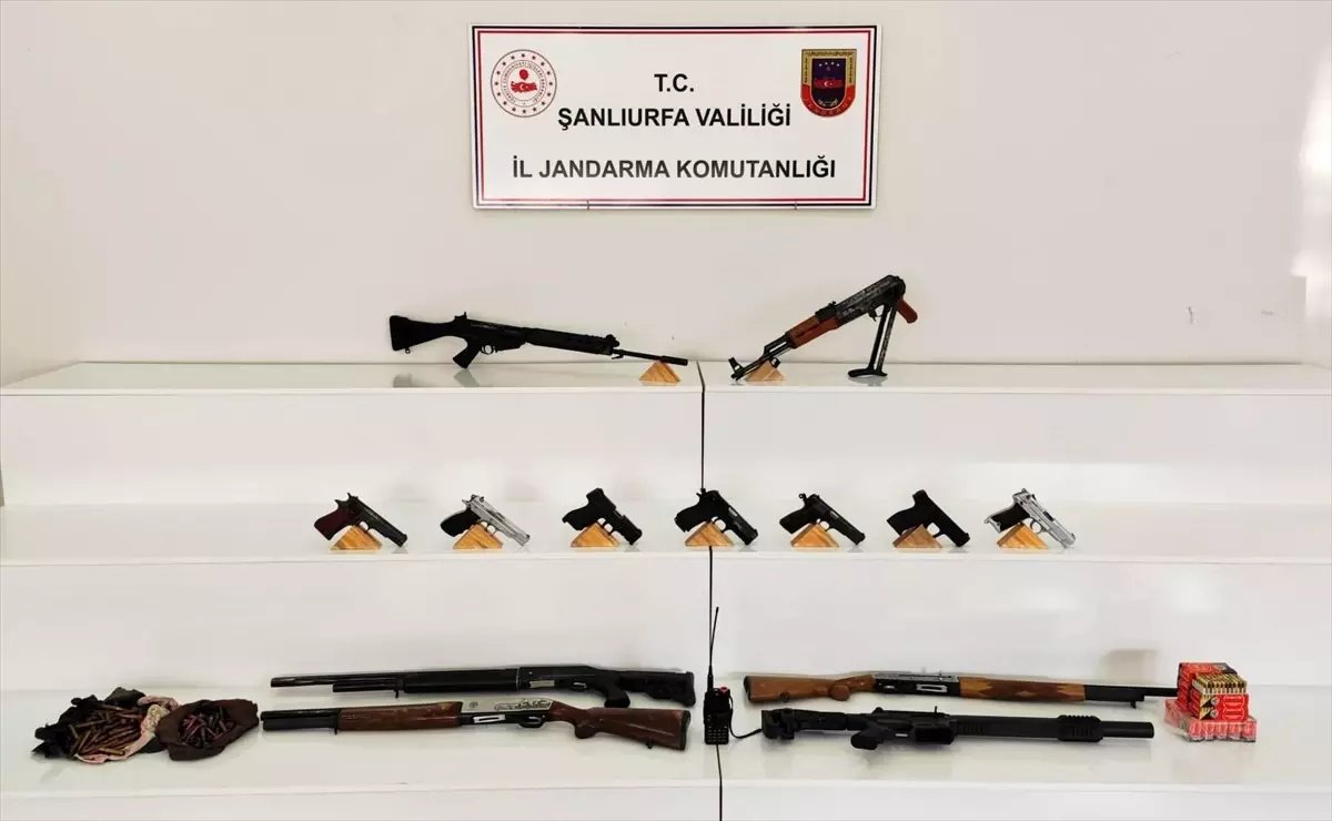 Şanlıurfa'da suç örgütüne yönelik operasyonda 8 şüpheli yakalandı