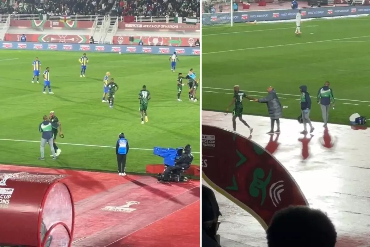 Afrika Uluslar Kupası'nda olay! Osimhen, Tanzanya maçında çıldırdı