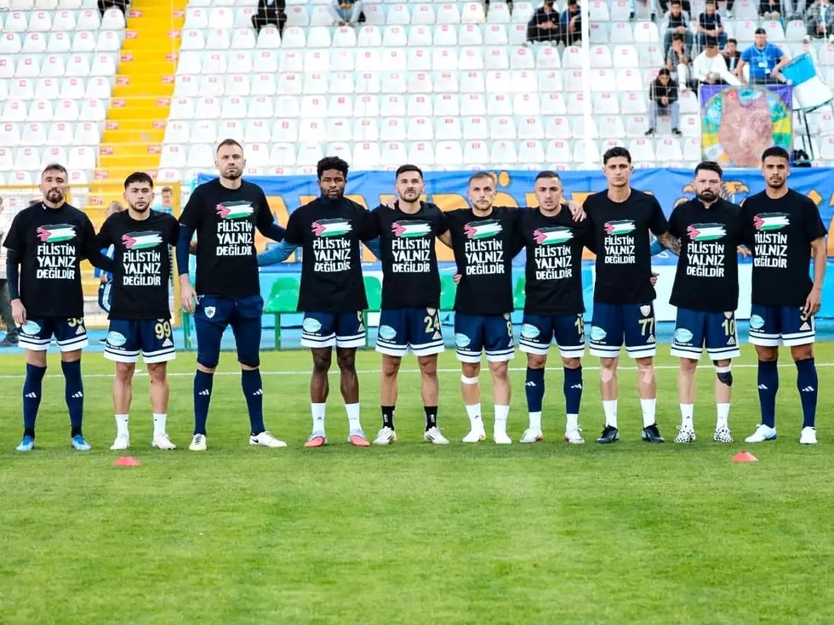 Erzurumspor'dan Filistin'e destek çağrısı