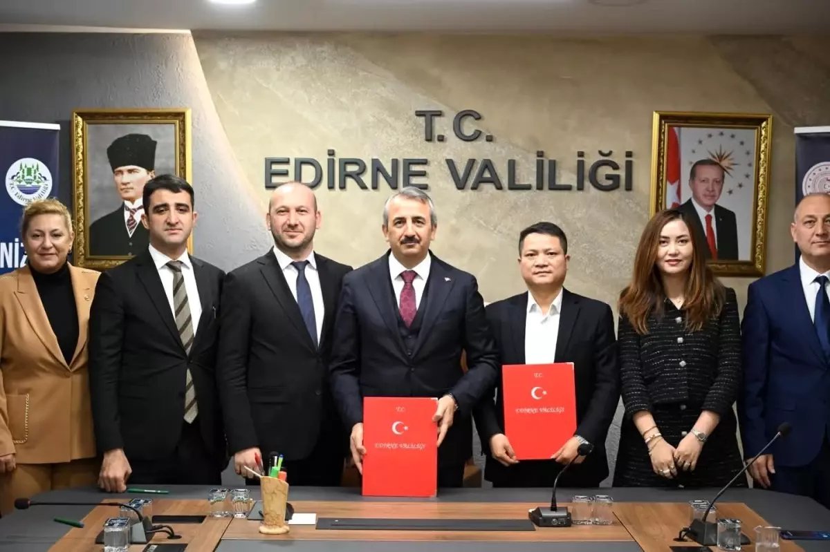 Çinli firma Edirne'de bin 660 kişiye istihdam sağlayacak