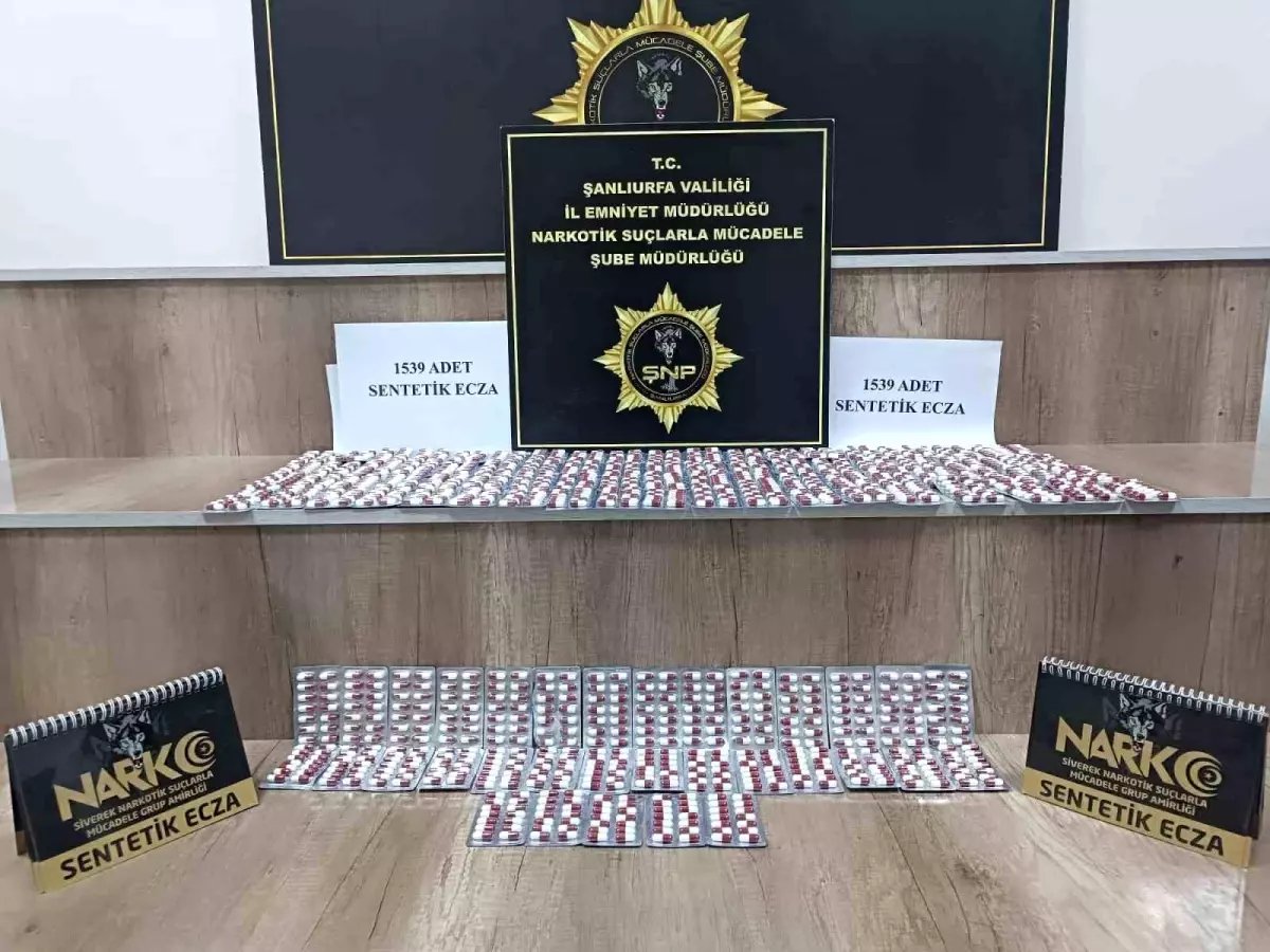 Şanlıurfa'da uyuşturucu operasyonu: 2 gözaltı