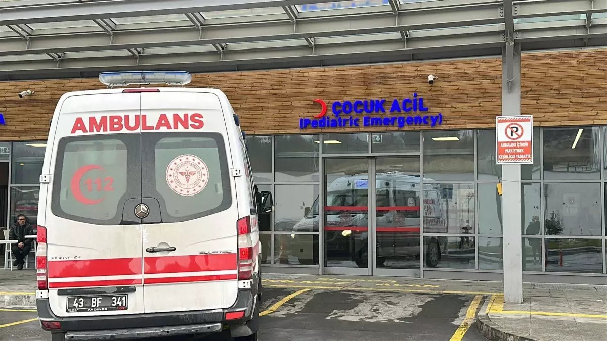 Kütahya'da okul bahçesinde çikolata zehirlenmesi