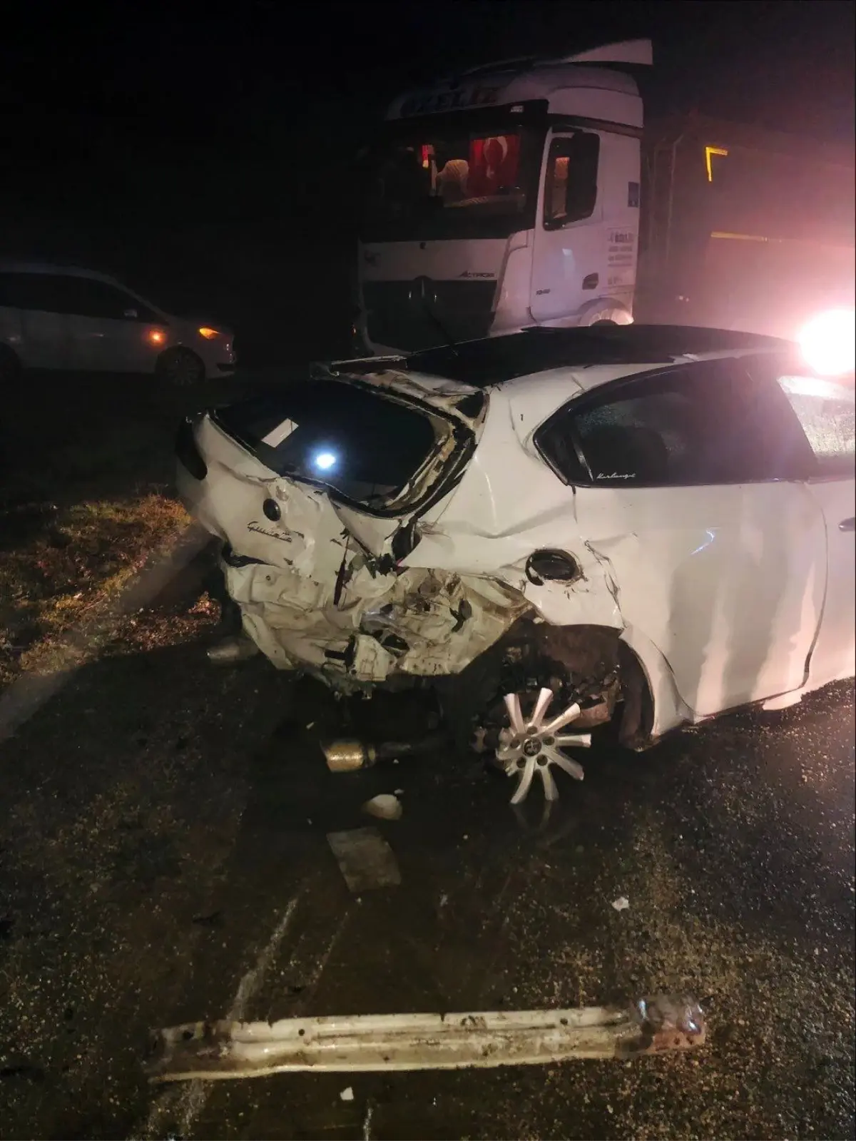 Bilecik'te yağış kazayı beraberinde getirdi