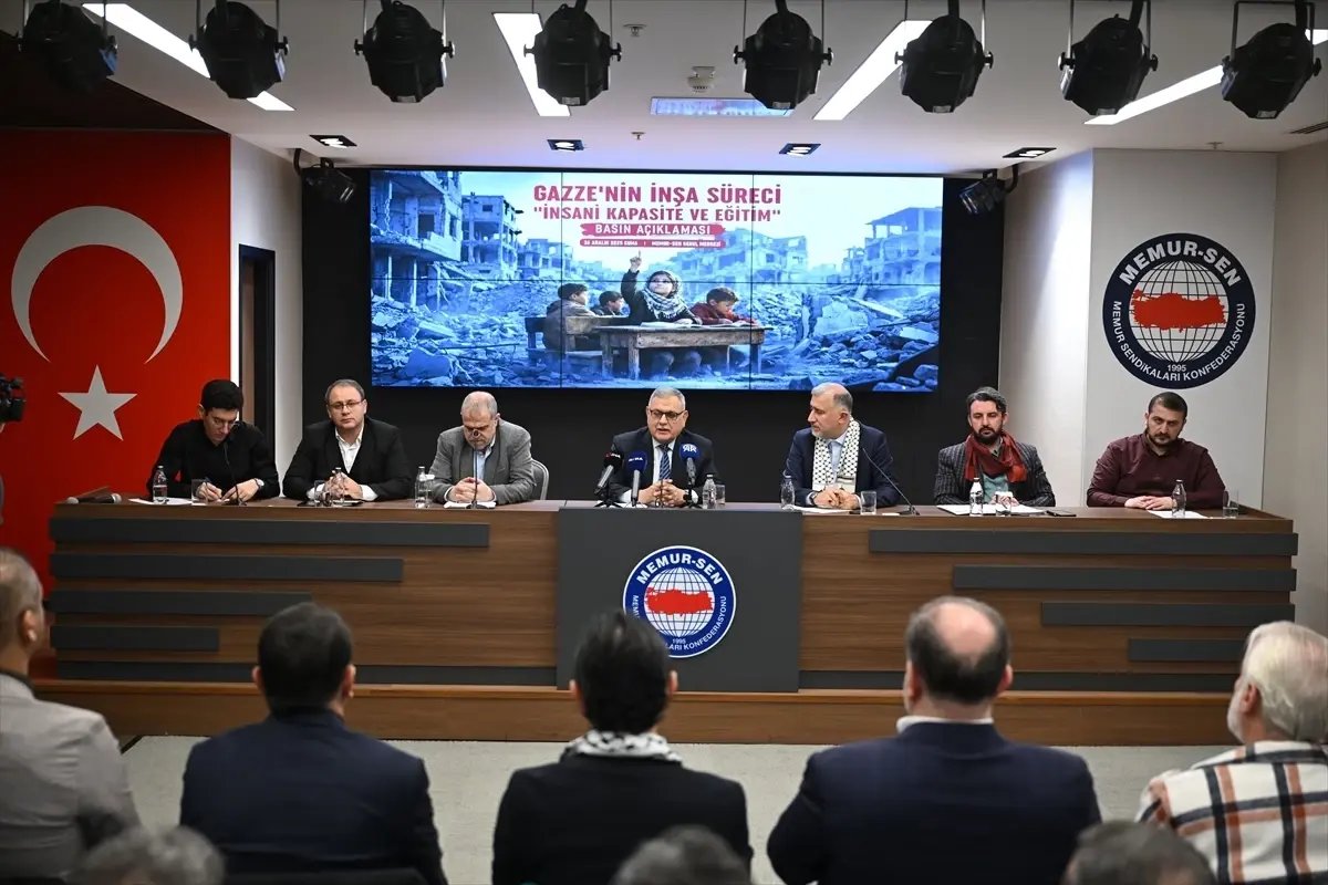 ANFİDAP, Gazze'de eğitim hakkı ihlallerine ilişkin basın toplantısı düzenledi