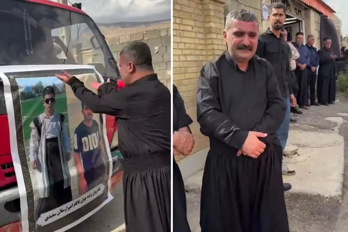 İki oğlunu kaybeden babanın yas ritüeli cenazeye damga vurdu