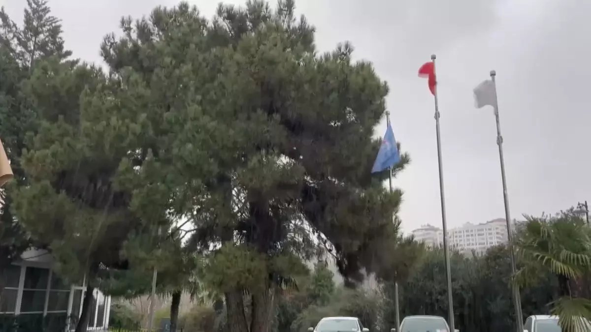 İstanbul'da sulu kar yağdı