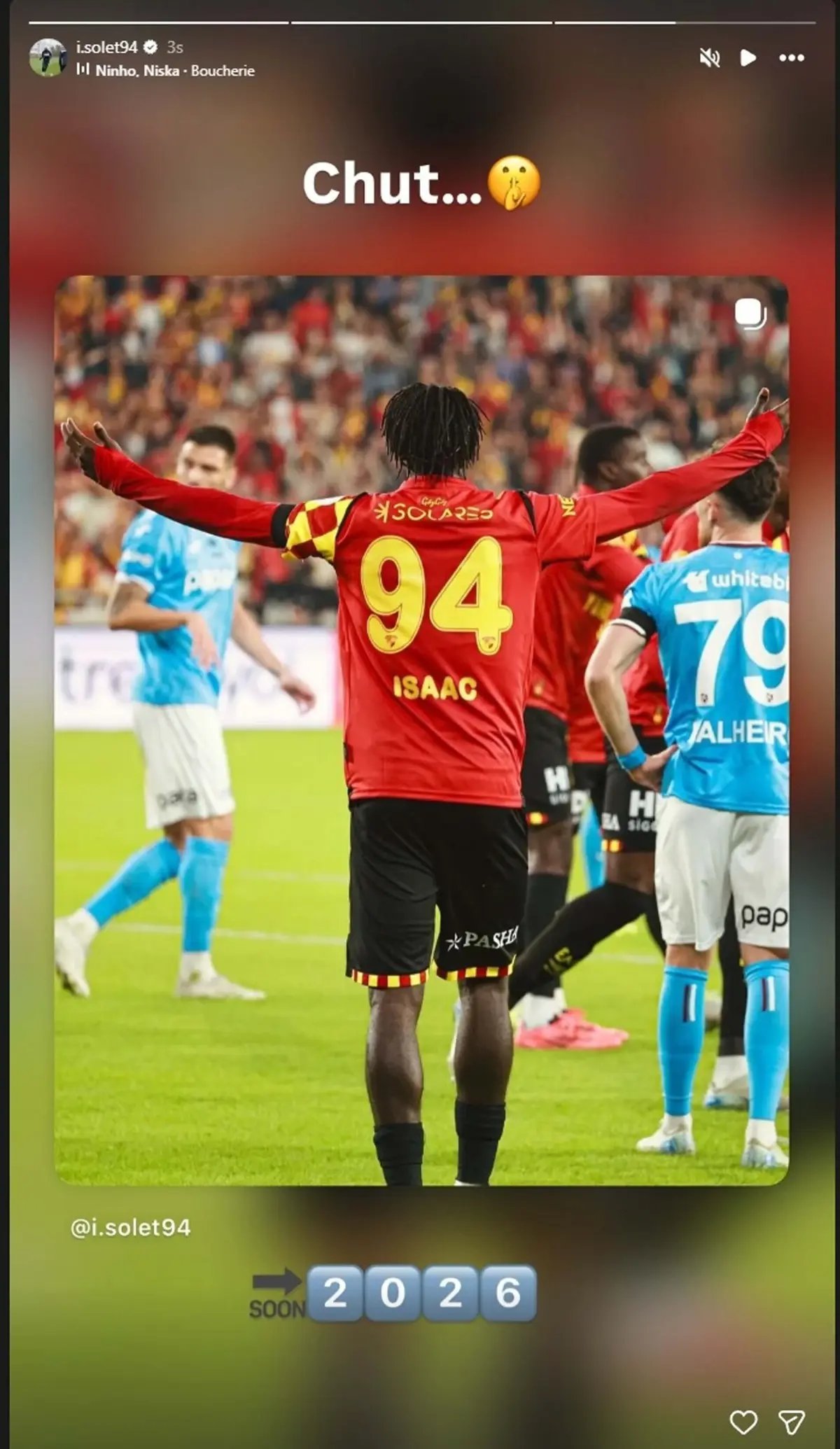 Isaac Solet'ten Göztepe paylaşımı geldi