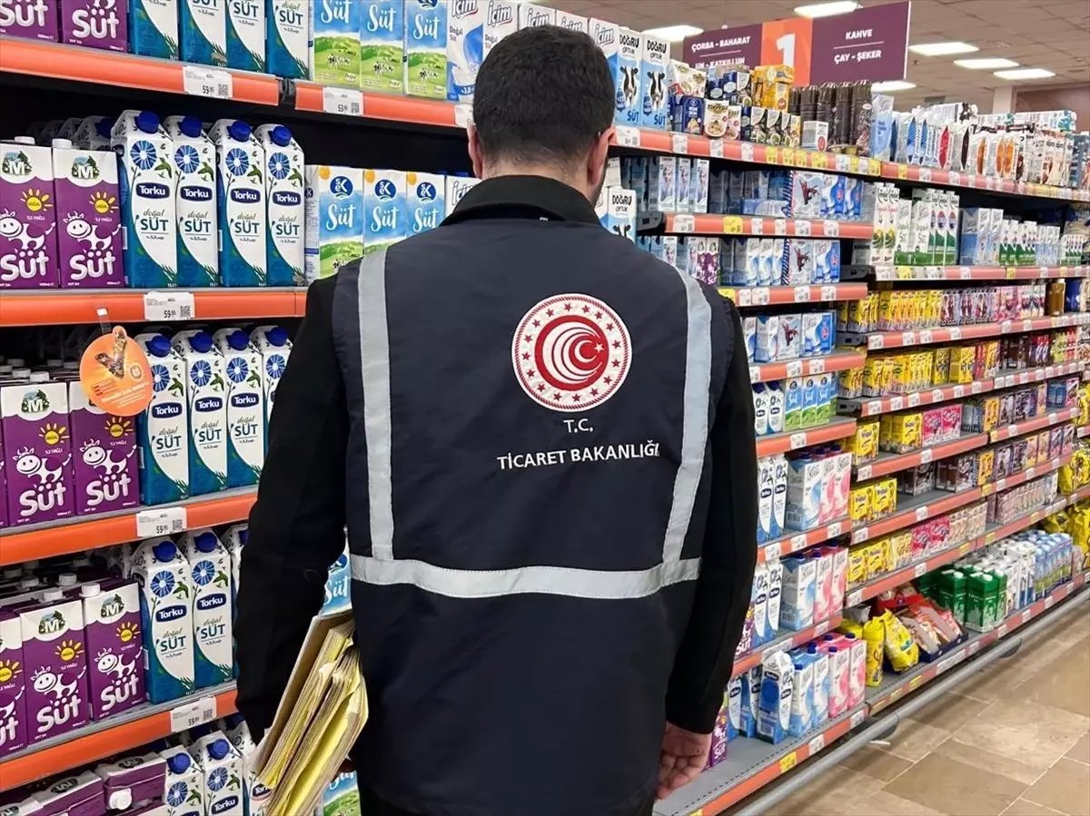 Mersin'de marketlerde "fahiş fiyat artışı" denetimi yapıldı