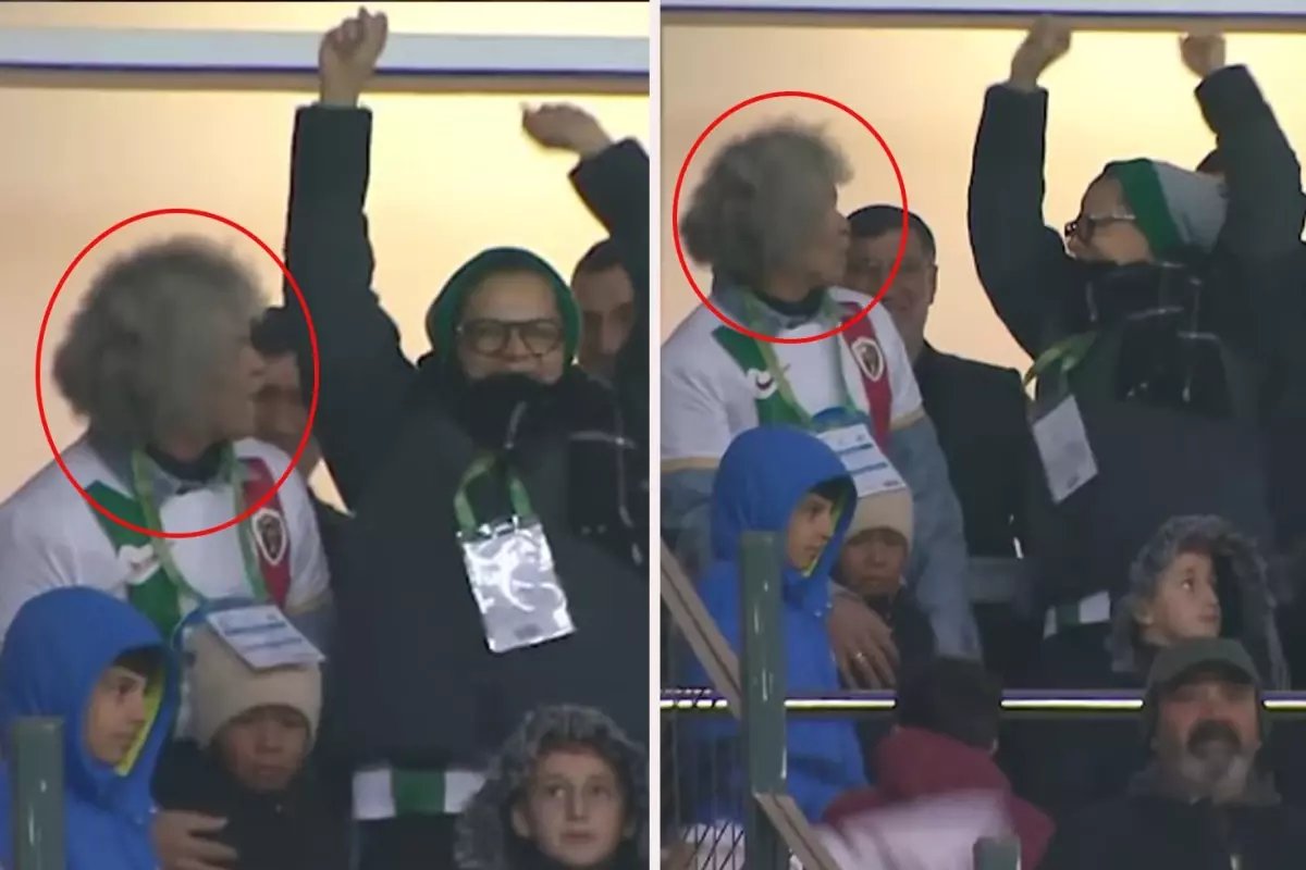 Dünyaca ünlü eski futbolcu Valderrama, Amedspor maçında görüntülendi