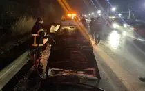 Bilecik'te seyir halindeki otomobil alev aldı