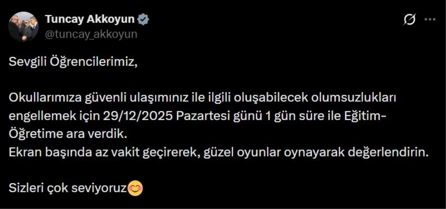 Mardin'de eğitime kar engeli