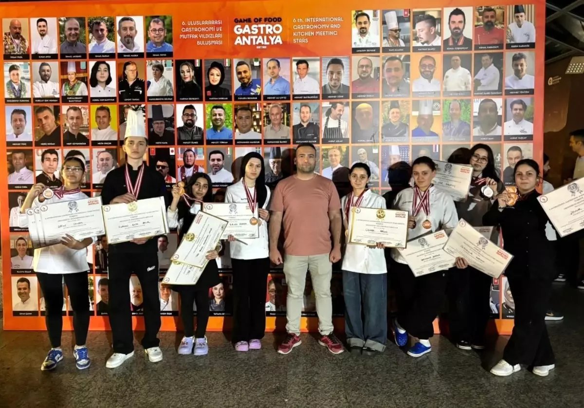 Uluslararası yemek yarışmalarında Eskişehir'e 1 kupa ve 35 madalya