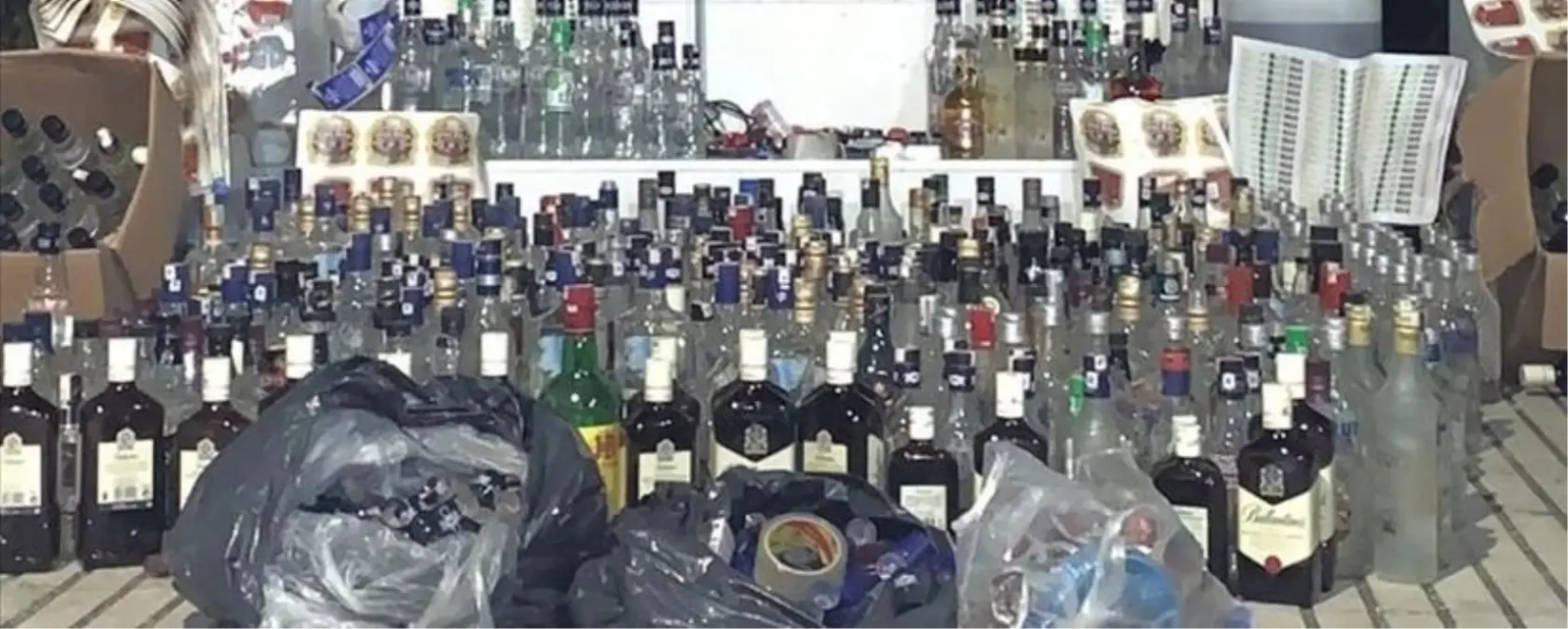 Bursa'da kaçak alkol operasyonu: 1 gözaltı
