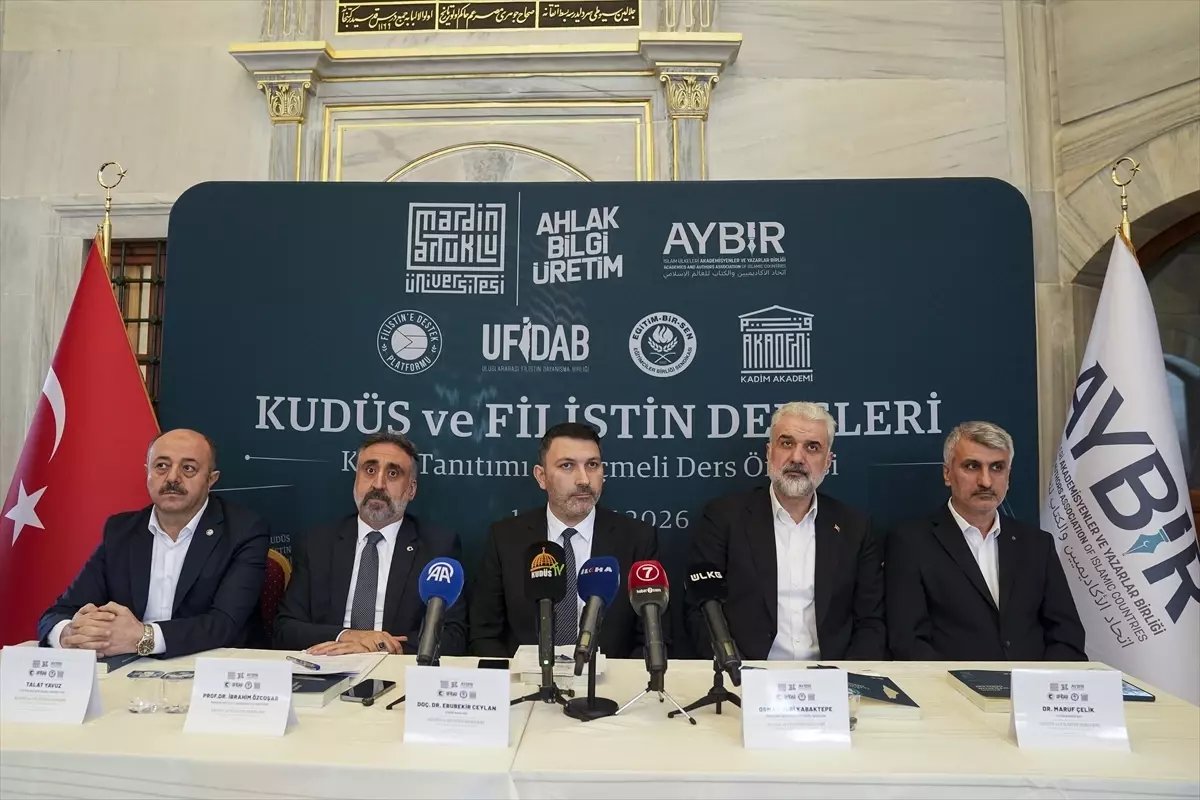 İstanbul'da "Kudüs ve Filistin Dersleri" kitabının tanıtımı yapıldı