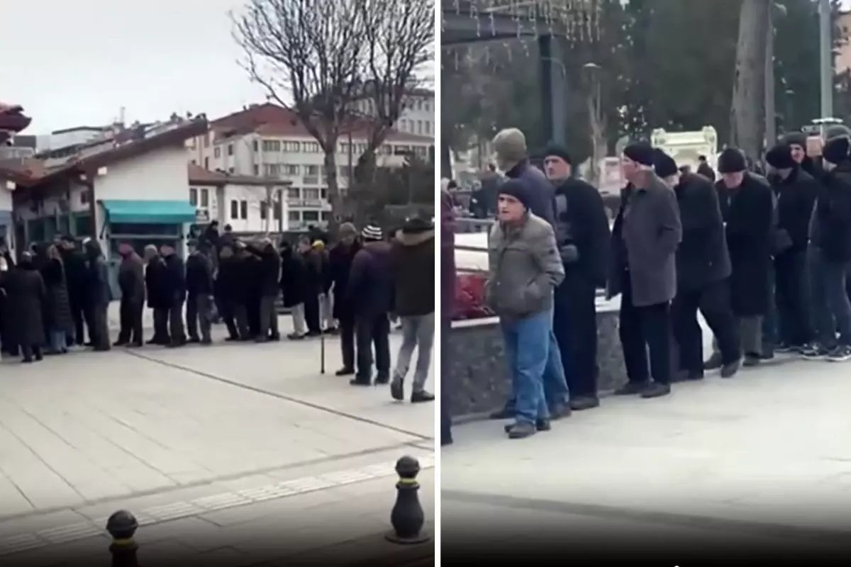 Soğuk havada çorba kuyruğu! CHP'li vekil görüntüyü paylaşıp isyan etti