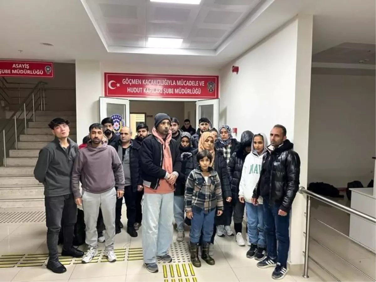 Manisa'da 34 düzensiz göçmen yakalandı