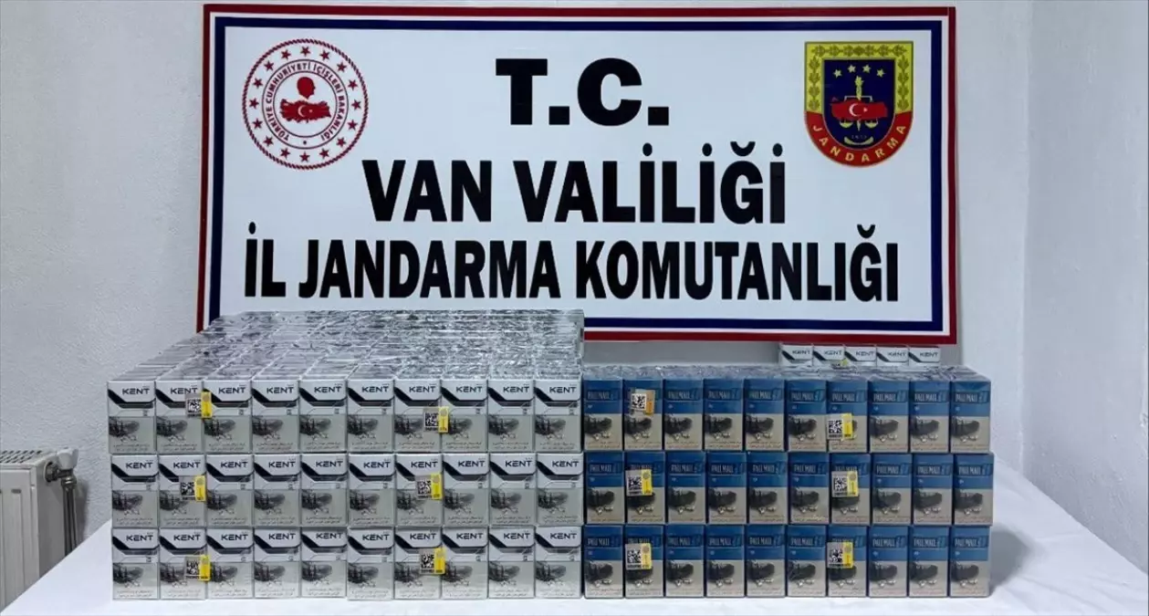 Van'da 1500 paket gümrük kaçağı sigara ele geçirildi